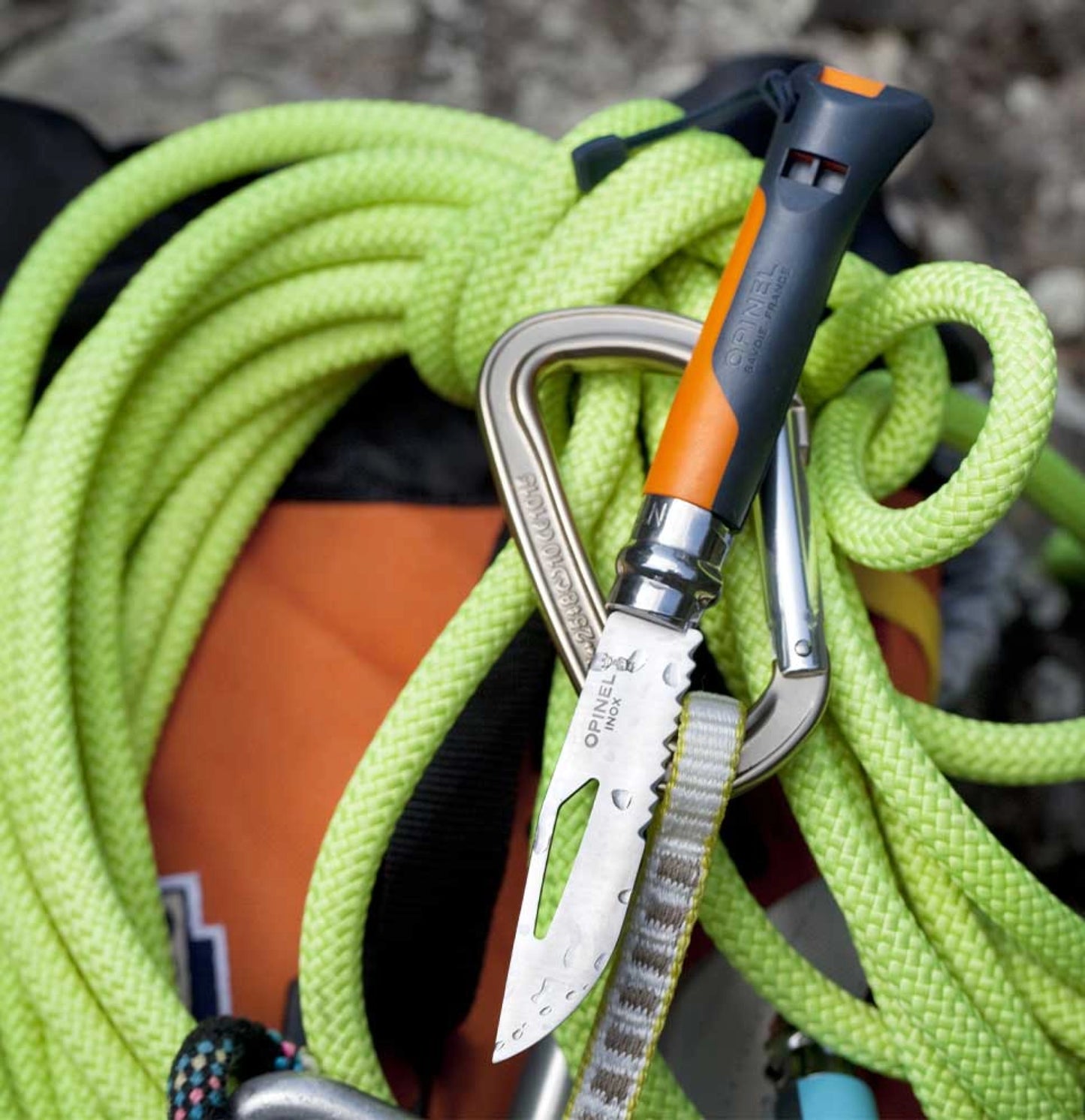 Opinel No.08 Outdoor Orange Stainless Steel Folding Knife 001577