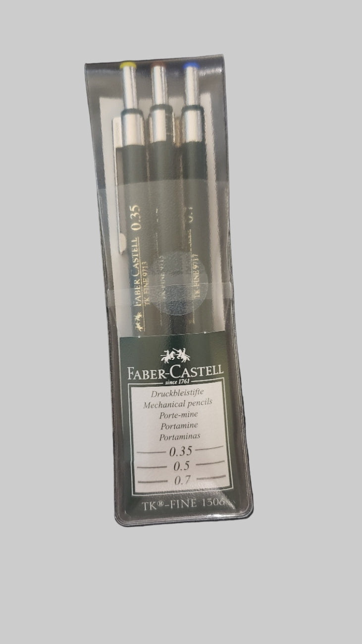 Faber-Castell - Mechanical Pencil TK-Fine Wallet of 3 130622
