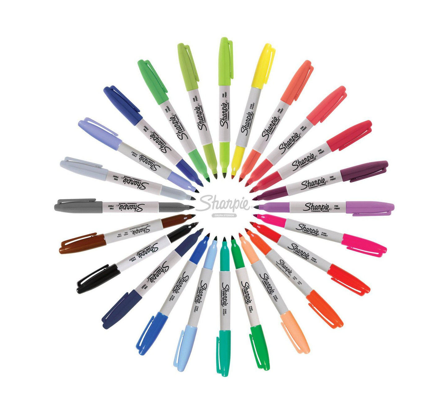 Sharpie Permanent Markers, Cosmic Color, Fine Point, 24 Count 2033672
