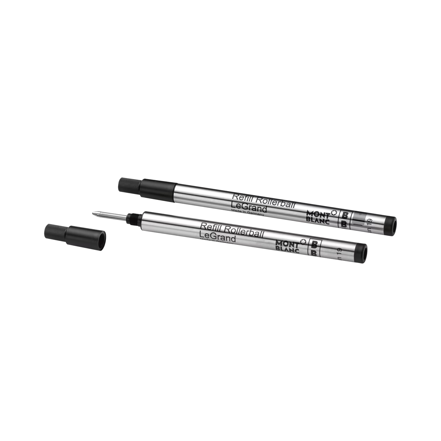 Montblanc 2 Rollerball LeGrand Refills, Mystery Black - Fine 128225