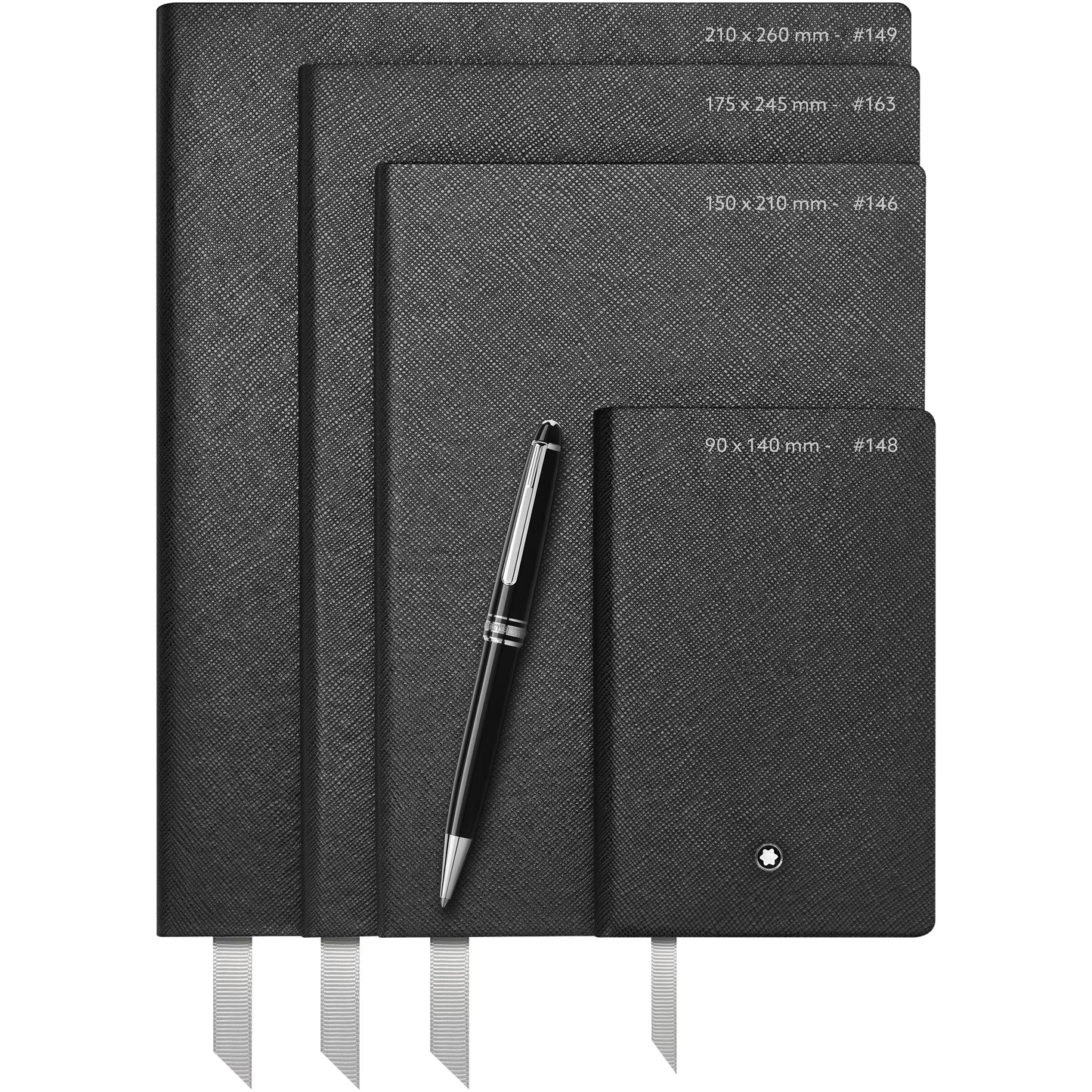 Montblanc Notebook #146 small, Black - Lined 113294