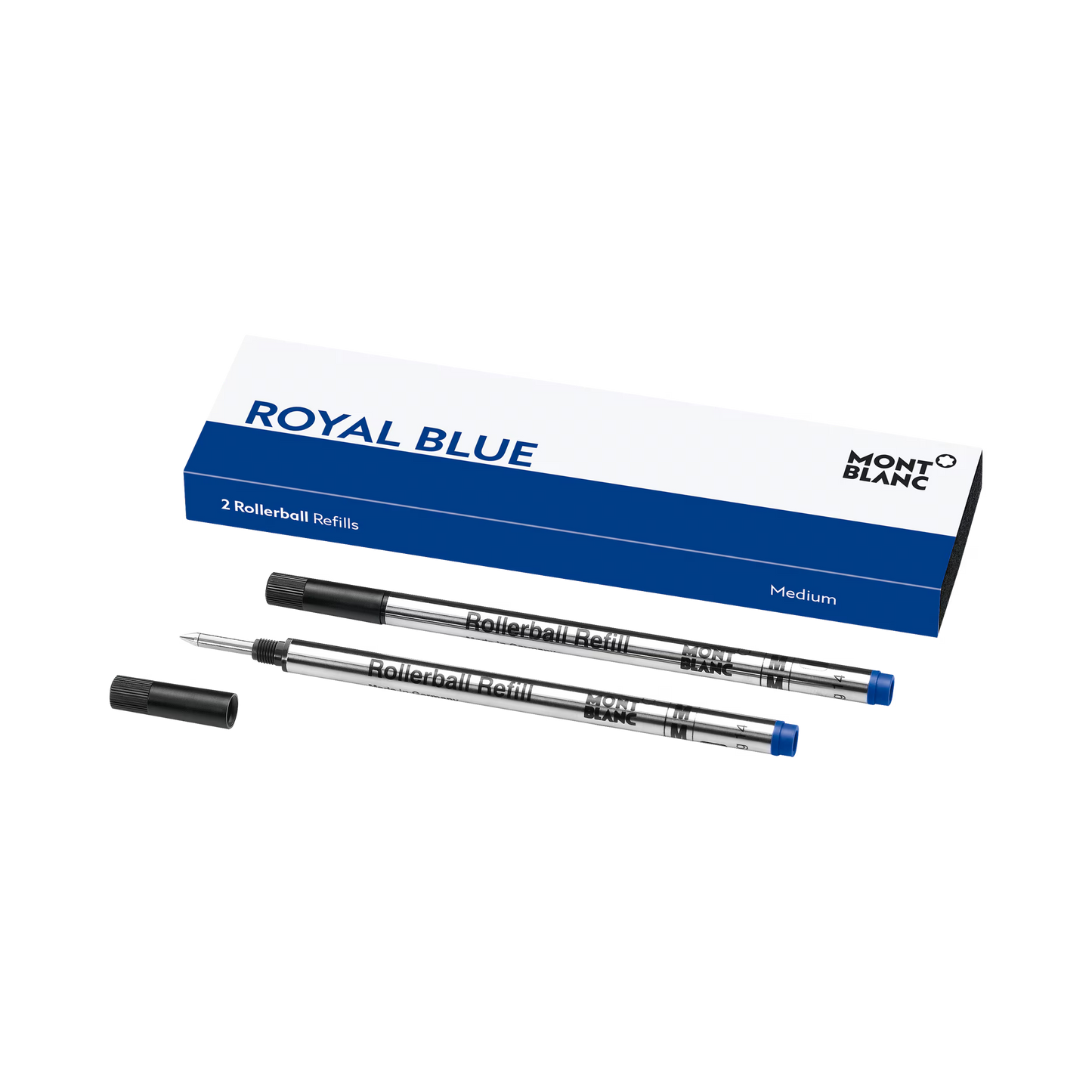 Montblanc 2 Rollerball Refills, Royal Blue - Medium 128233
