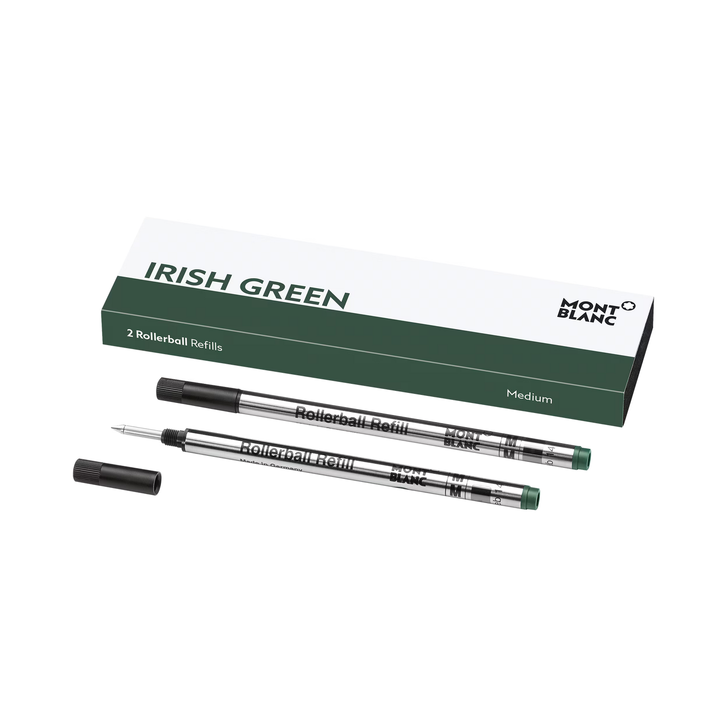 Montblanc 2 Rollerball Refills, Irish Green - Medium 128235