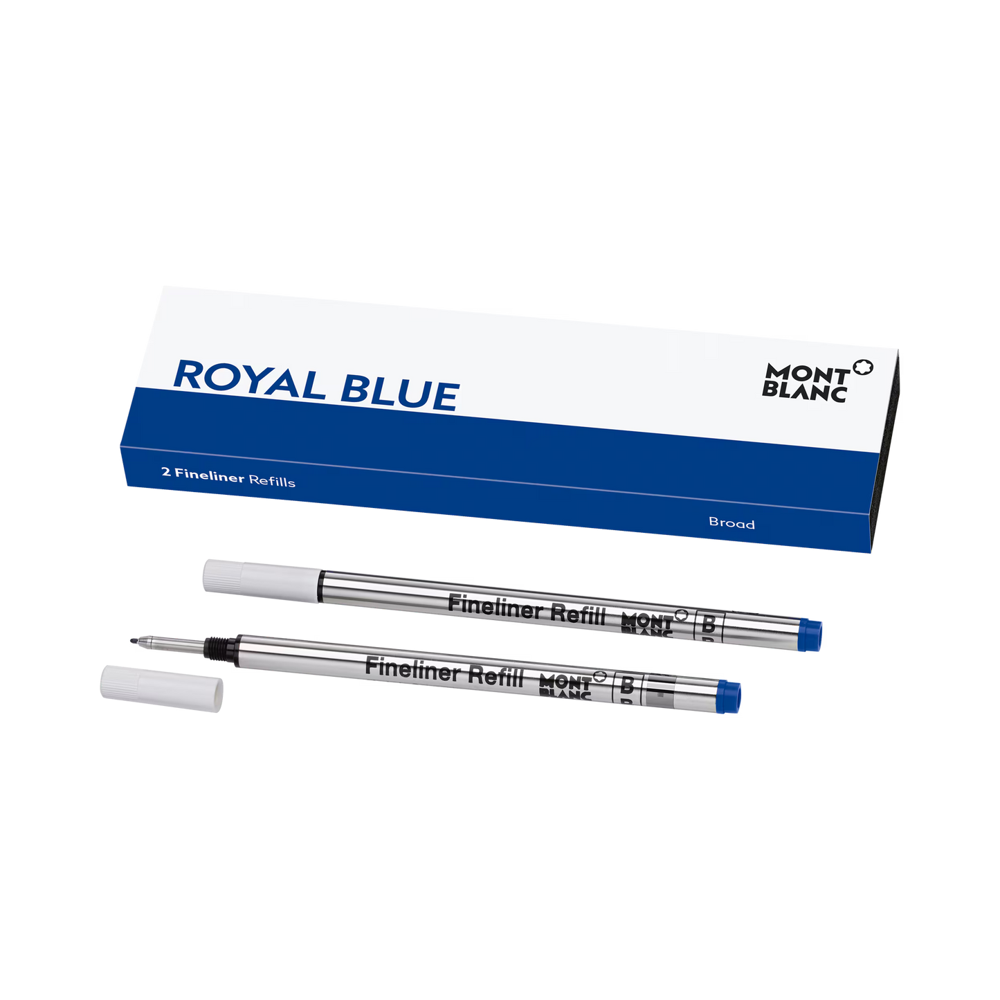 Montblanc 2 Fineliner Refills, Royal Blue - Medium 128248