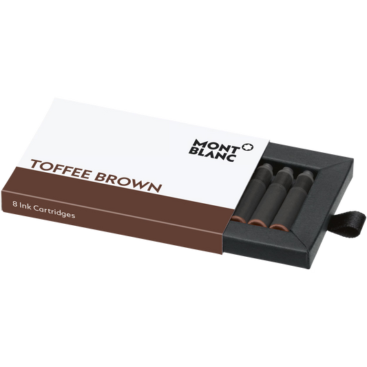 Montblanc Ink Cartridges, Toffee Brown - 8-unit package 128203