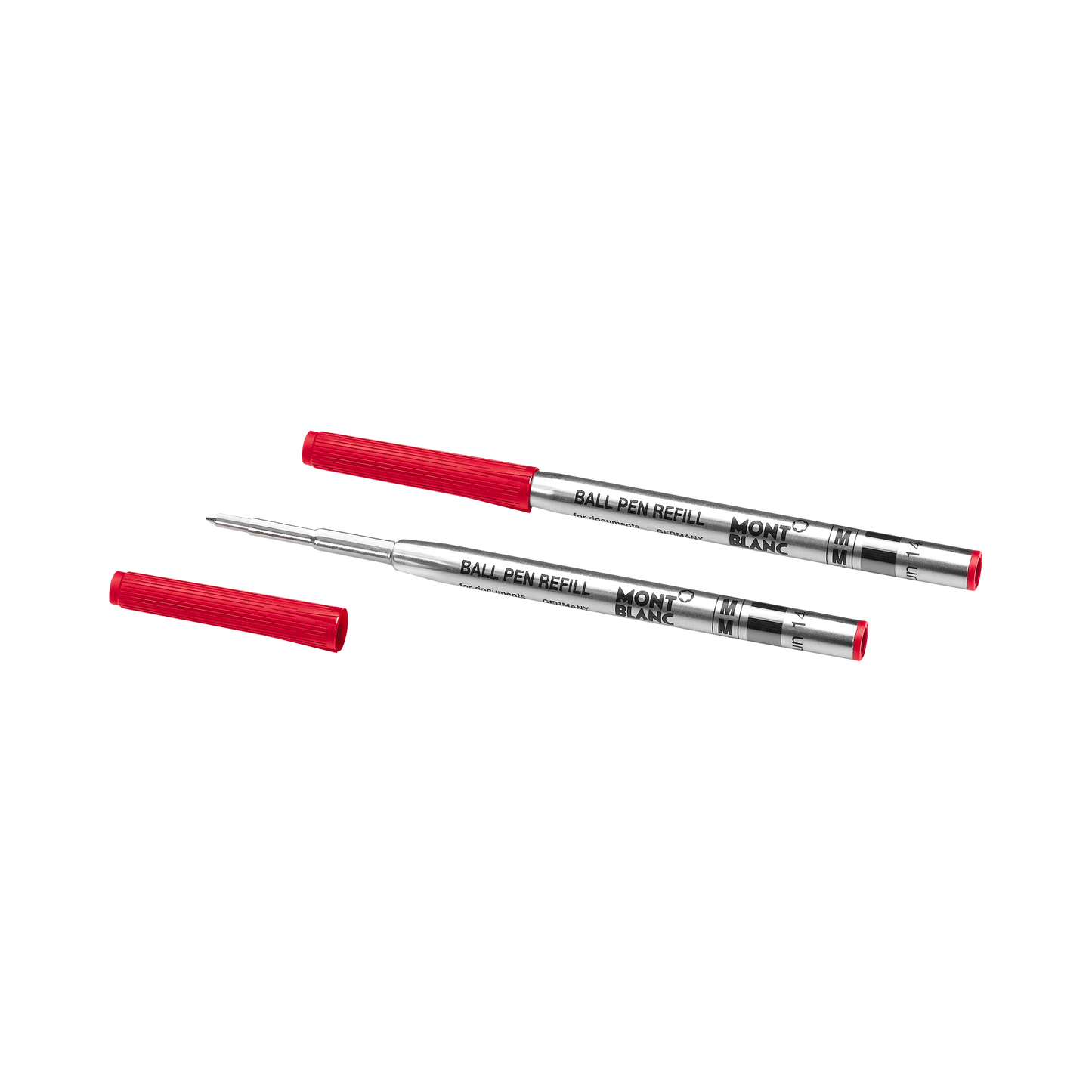 Montblanc 2X Ballpoint Refills, Modena Red - Medium 128216