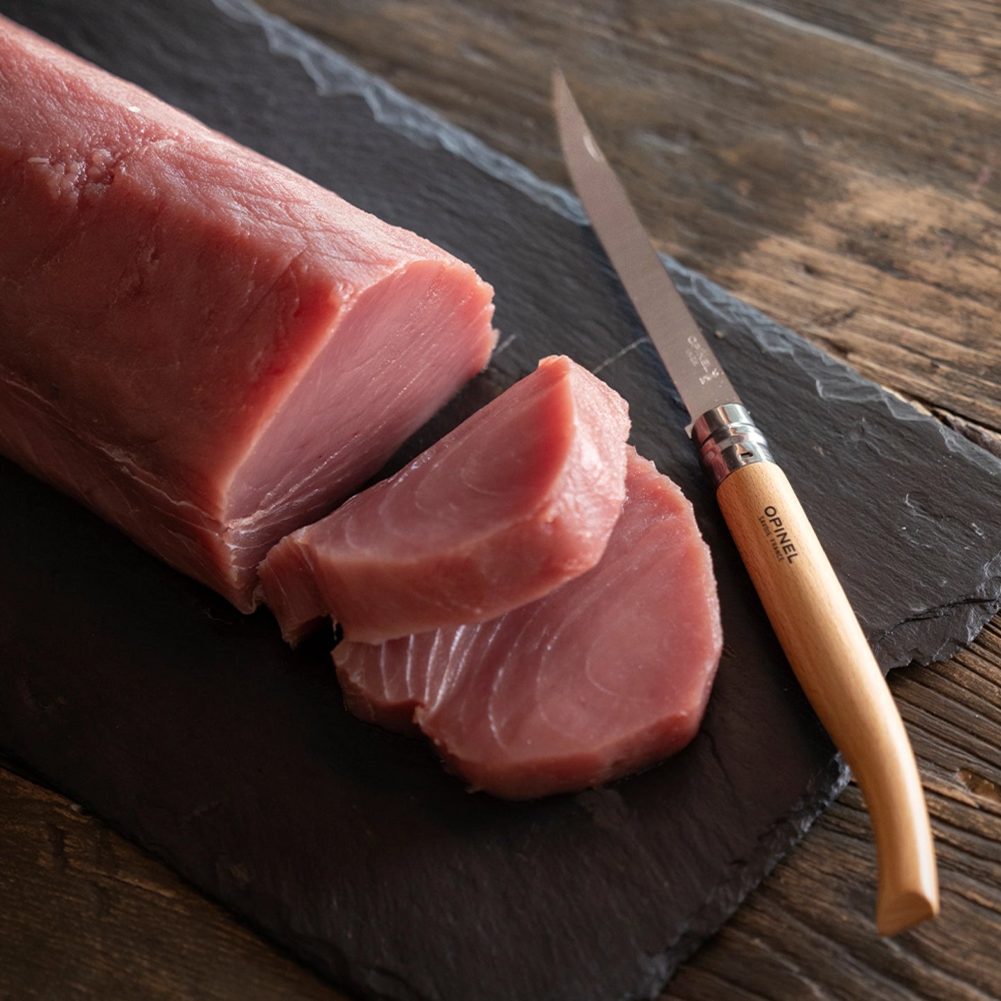 Opinel No.15 Beech Effilé - New version Stainless Steel Pocket Knive 002561