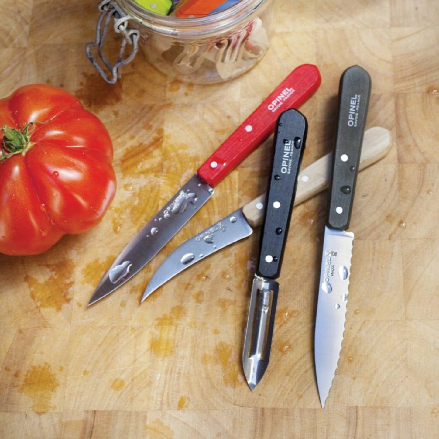 Opinel Loft 4 Essential Small Kitchen Knives Box Set 001626