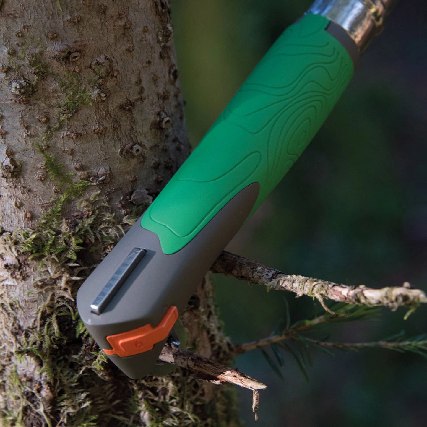 Opinel No.12 Outdoor Explore Green Folding Knife With Tick Remover 002489