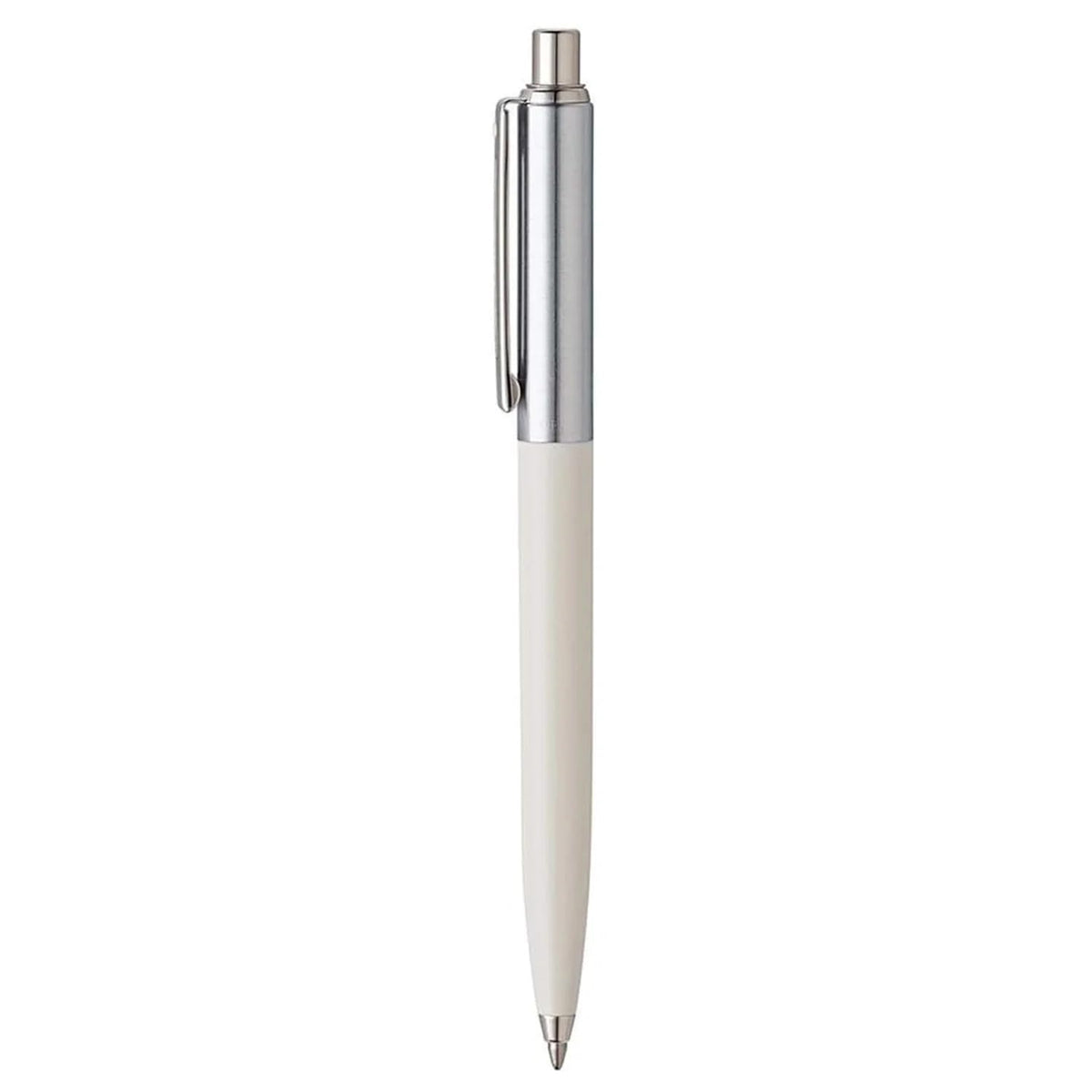 Sheaffer Sentinel White Ballpoint Pen with Chrome Trim E23210751