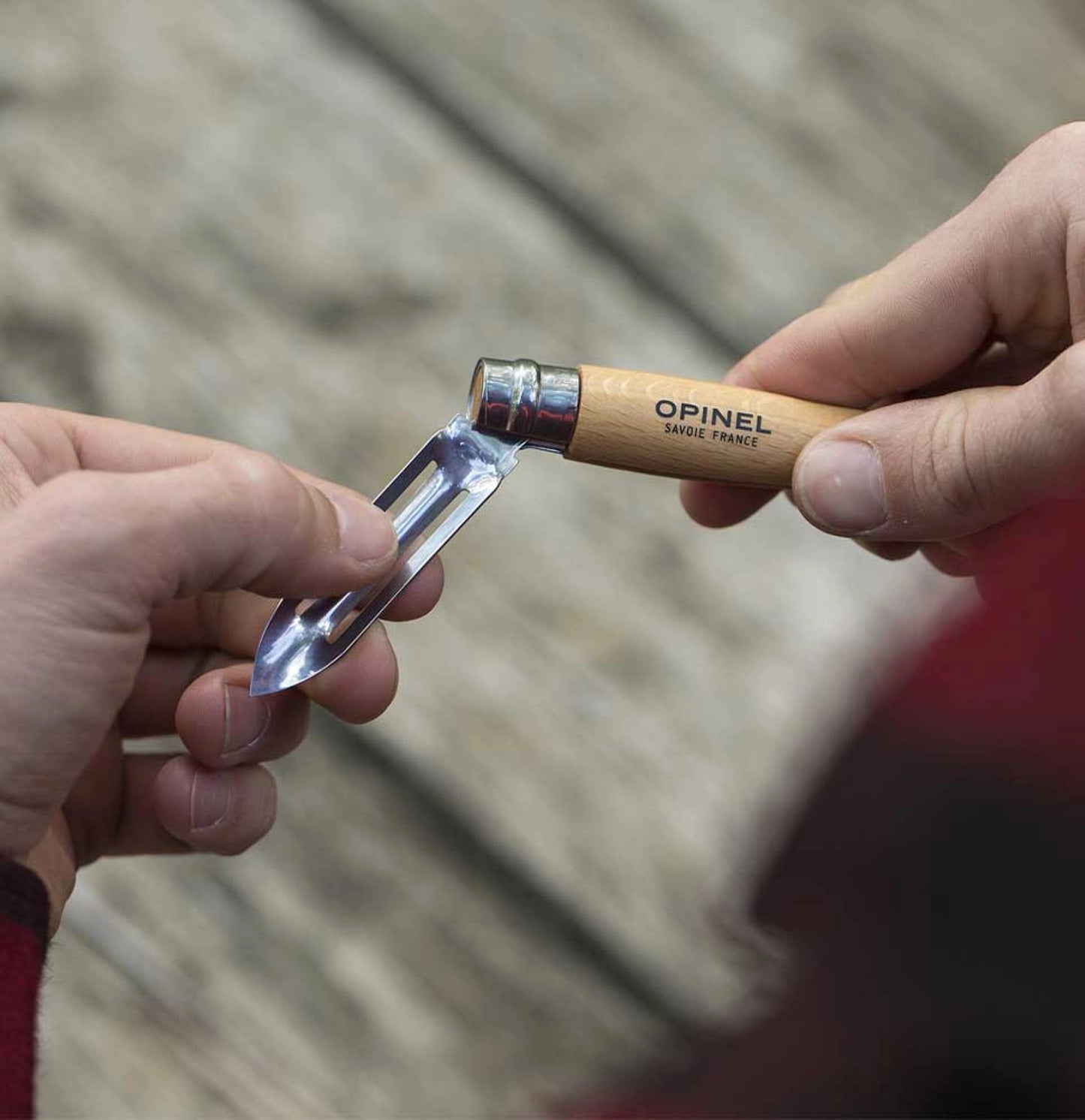 Opinel No.06 Folding Peeler 002440