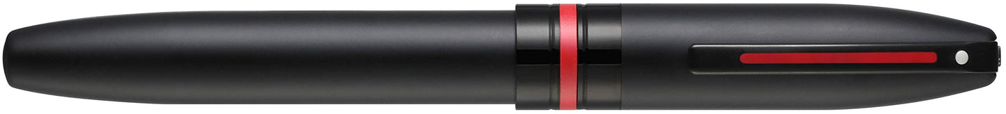 Sheaffer Icon Matte Black with Gloss Black PVD Appts. Fountain Pen - Fine Nib (E0910843)