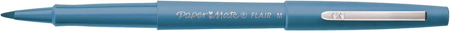 Paper Mate Flair Felt Tip Pens, Medium Point (0.7mm), Tropical & Assorted Colors, 24 Count 982655