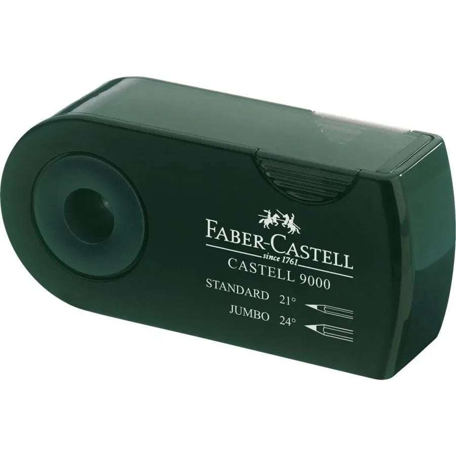 Faber-Castell Castell 9000 twin sharpening box green 582800