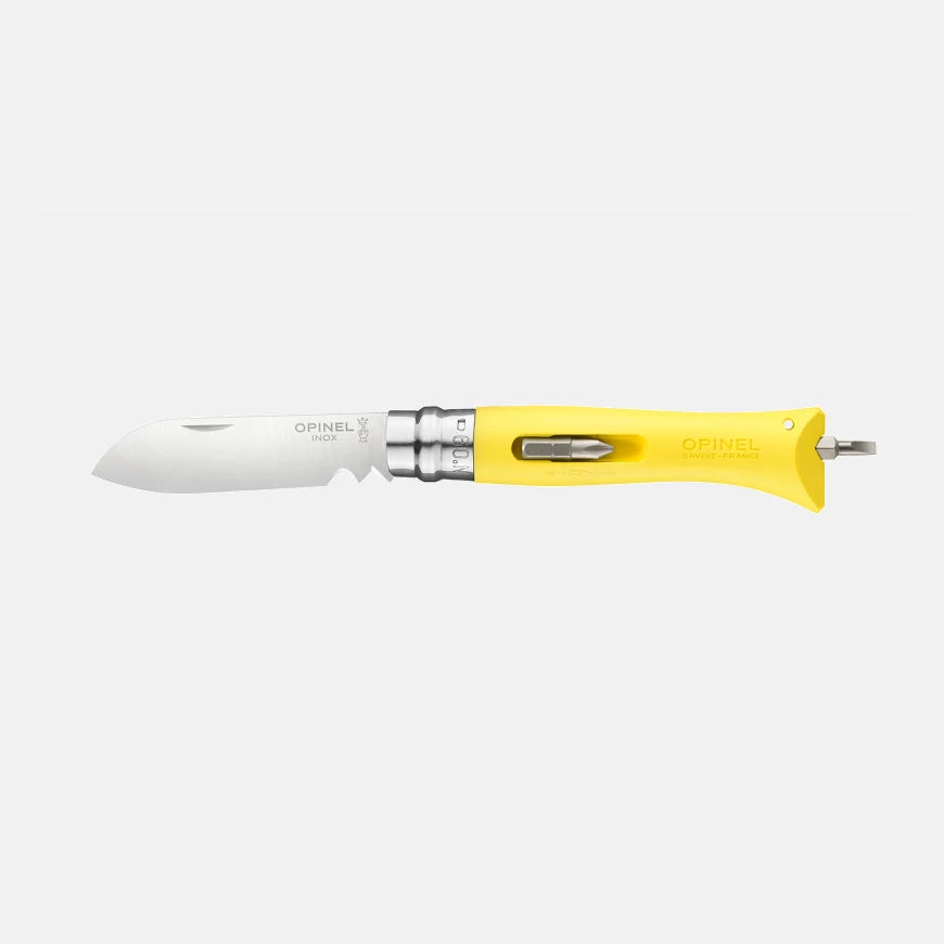 Opinel No.09 DIY Folding Utility Knife Yellow 001804
