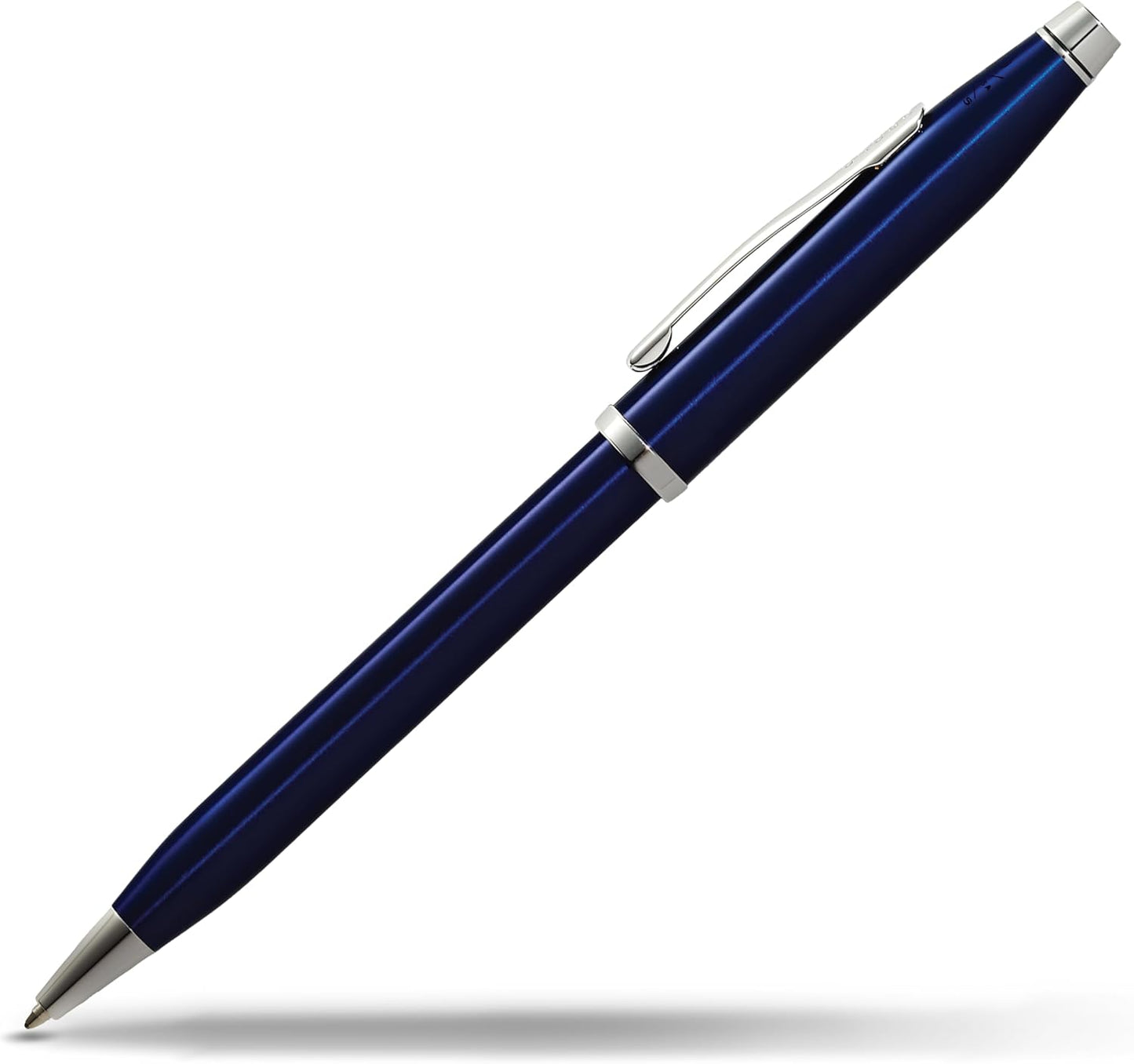 Cross Century II Translucent Blue Lacquer with Chrome Plated Appointments Ballpoint Pen AT0082WG-158
