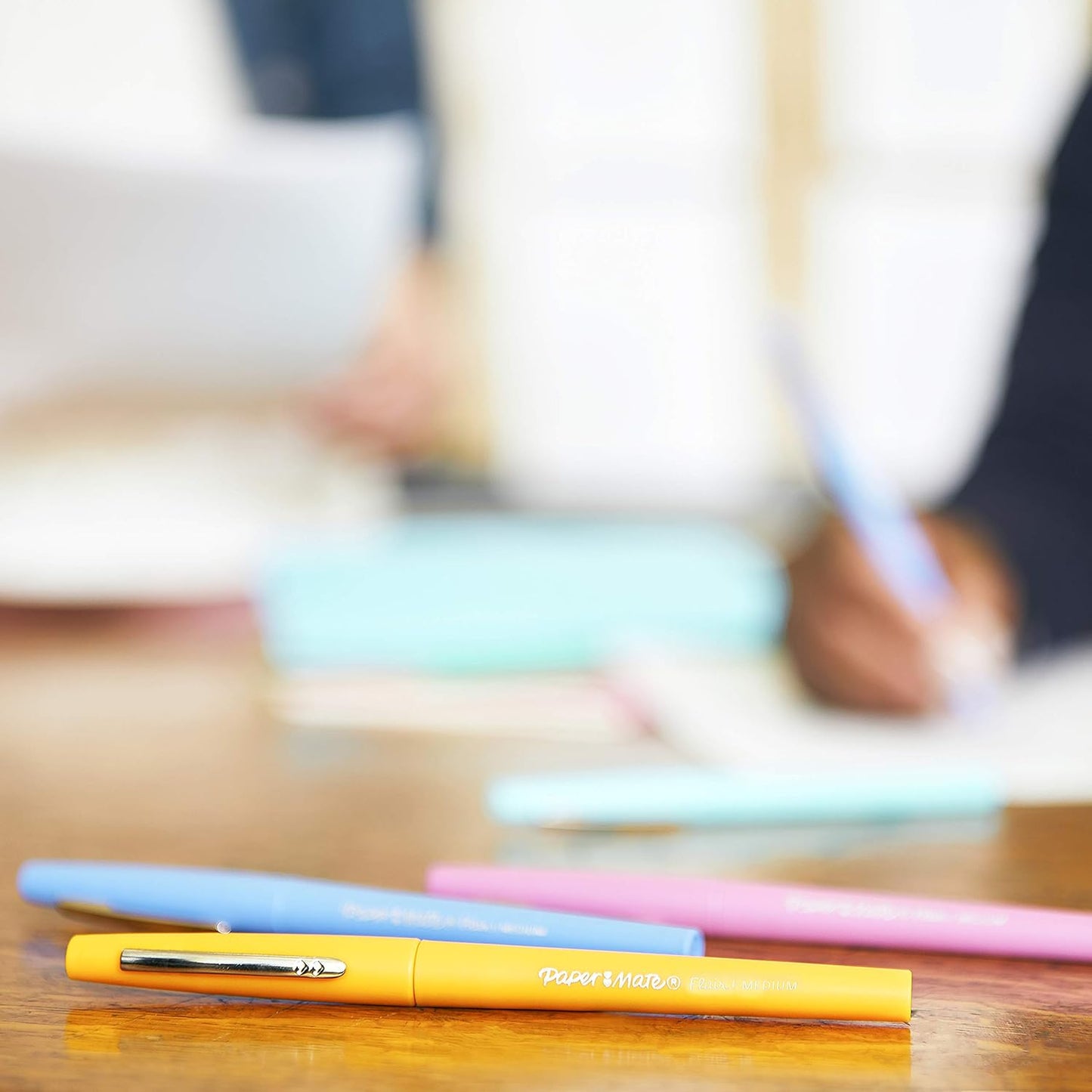 Paper Mate Flair Felt Tip Pens, Medium Point (0.7mm), Tropical & Assorted Colors, 24 Count 982655