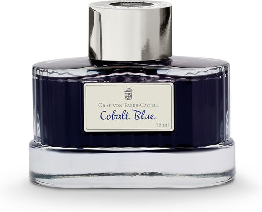 Graf von Faber-Castell Ink Bottle, Cobalt Blue, 75ml 141001