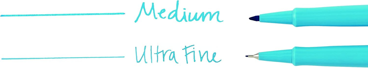 Paper Mate Flair Felt Tip Pens, Medium Point (0.7mm), Tropical & Assorted Colors, 24 Count 982655