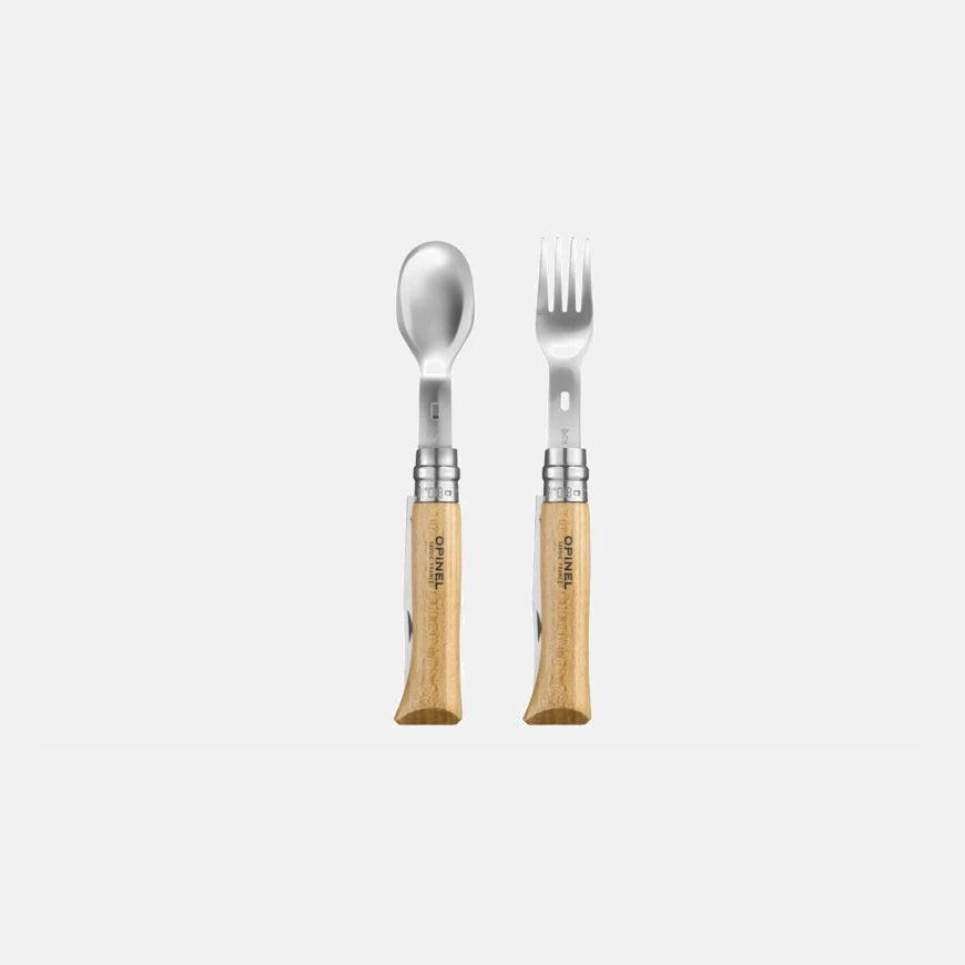 Opinel Picnic+ Cutlery Complete Set with No.08 Folding Knife 002500