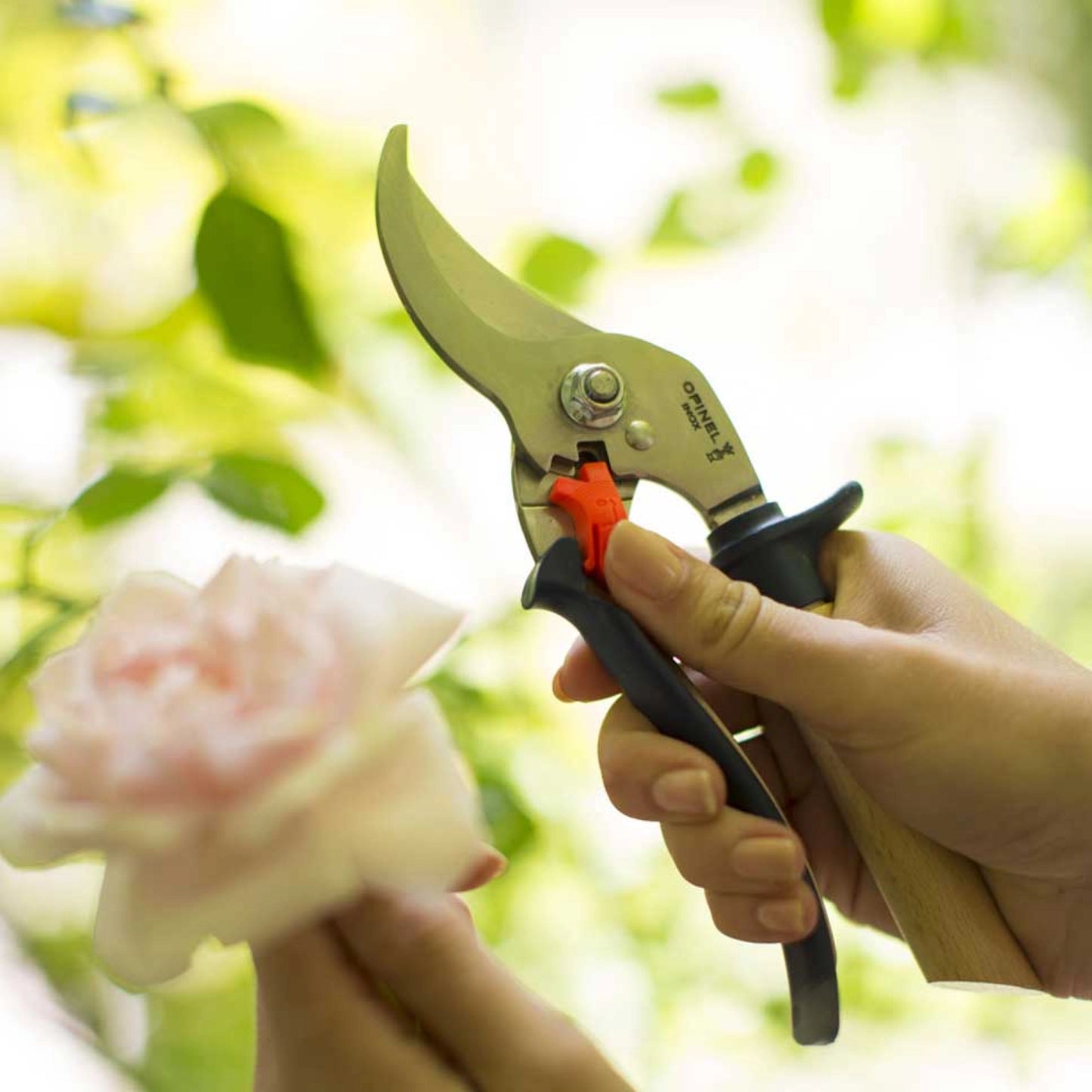 Opinel Hand Pruner Slate Stainless Steel Blade Blue 001627