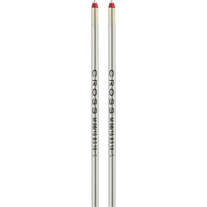 Cross Mini Ballpoint Pen Refill - Red - Medium - Dual Pack 8518-5