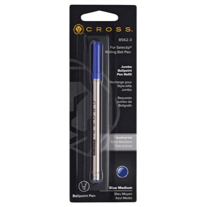 Cross Selectip Jumbo Ballpoint Pen Refill – Blue - Medium - Single Pack 8562-3