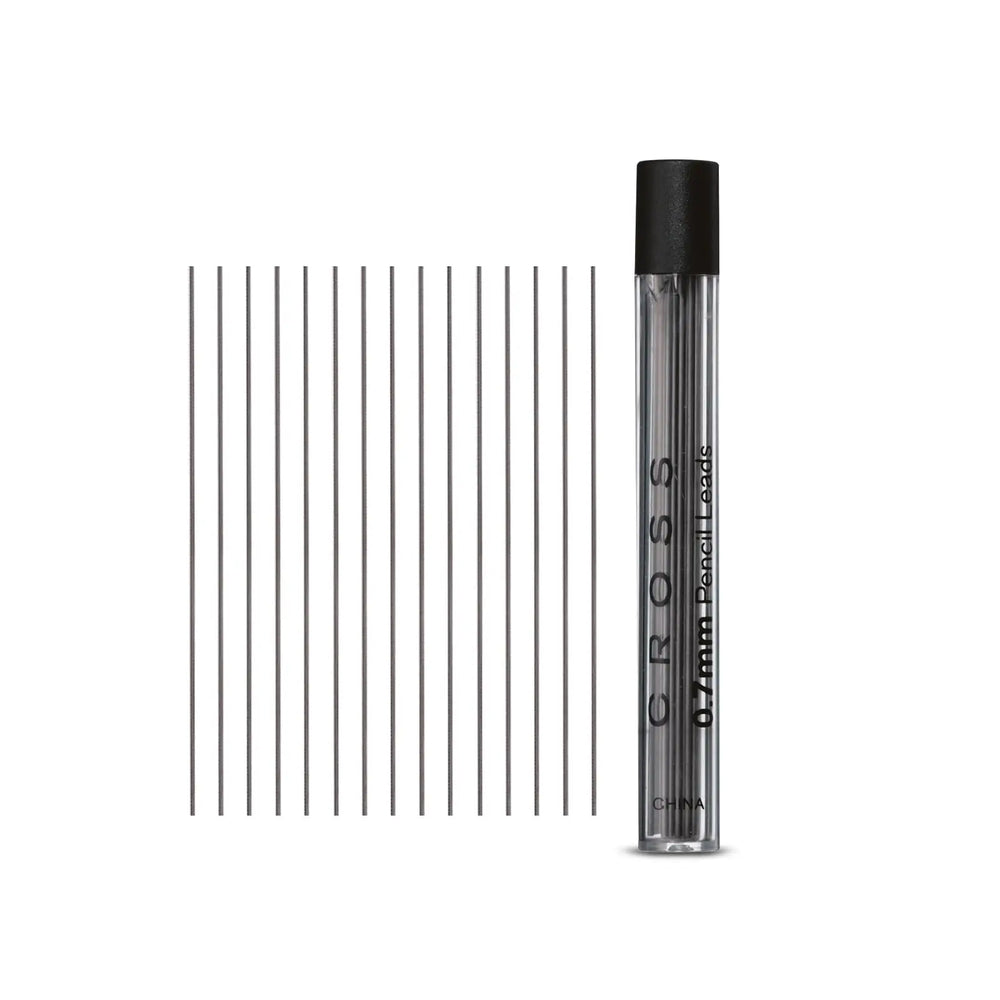Cross Mechanical Pencil Lead Refills 0.7mm point, Grey 15-Count 8742