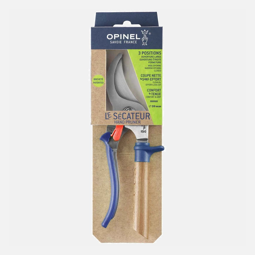 Opinel Hand Pruner Slate Stainless Steel Blade Blue 001627