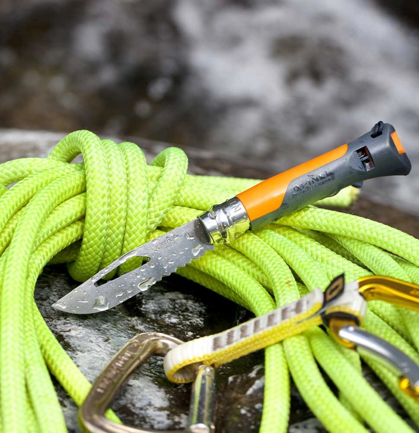 Opinel No.08 Outdoor Orange Stainless Steel Folding Knife 001577