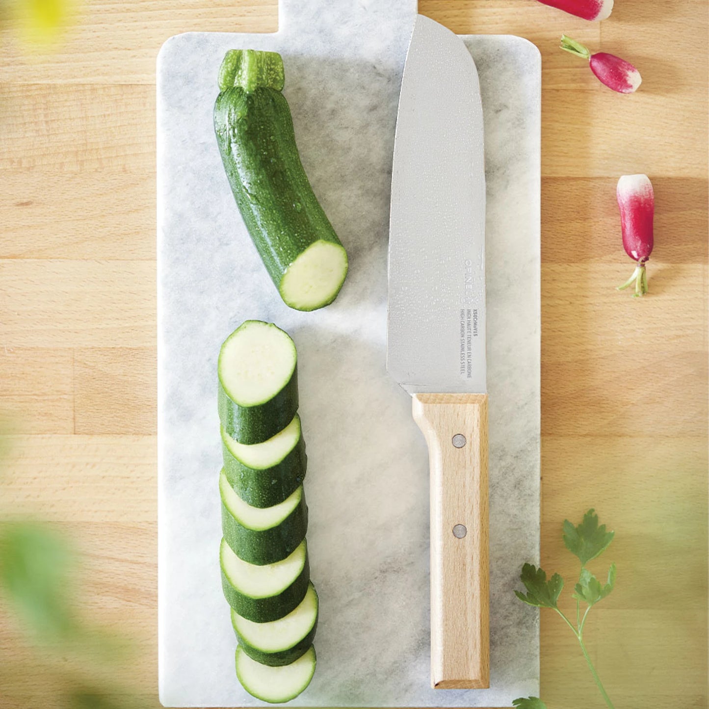 Opinel N°119 Parallèle Santoku Kitchen Knife 001819