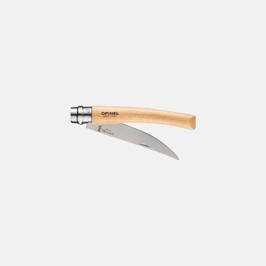 Opinel No.10 Beech Effilé - New version Stainless Steel Pocket Knive 002559