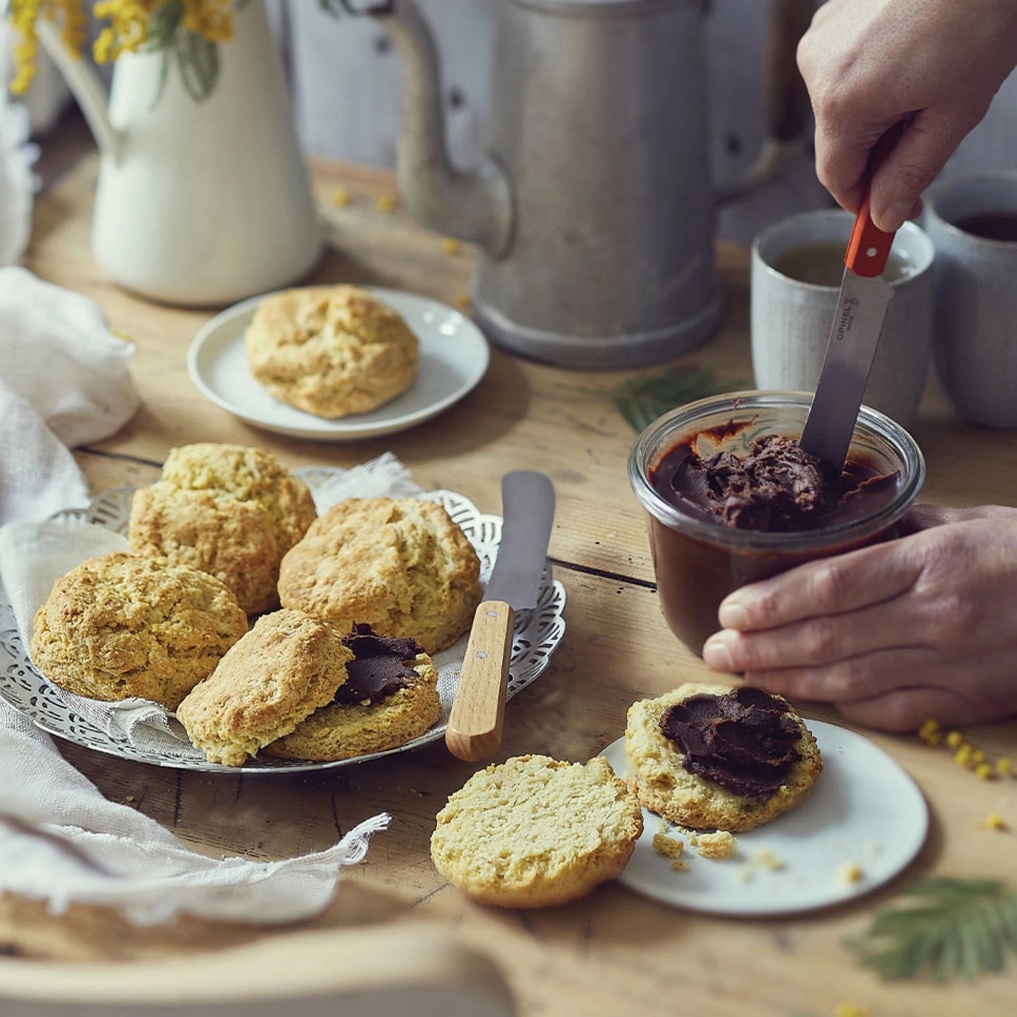 Opinel Brunch & Breakfast Spreading Knife Tangerine 002176