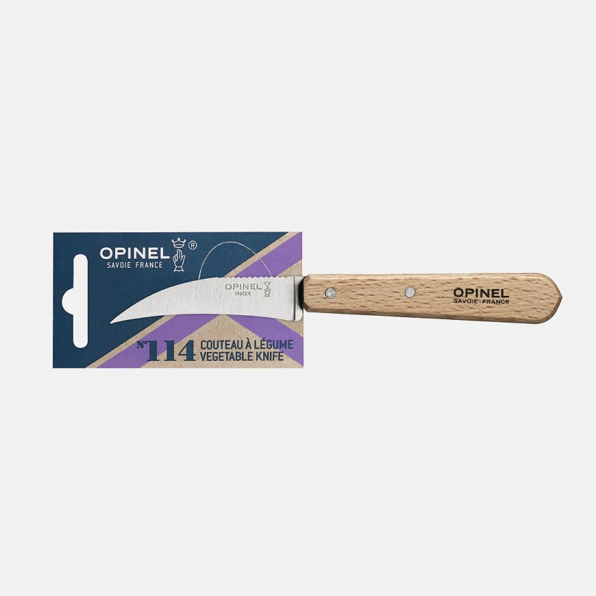 Opinel N°114 Natural Vegetable Knife 001923