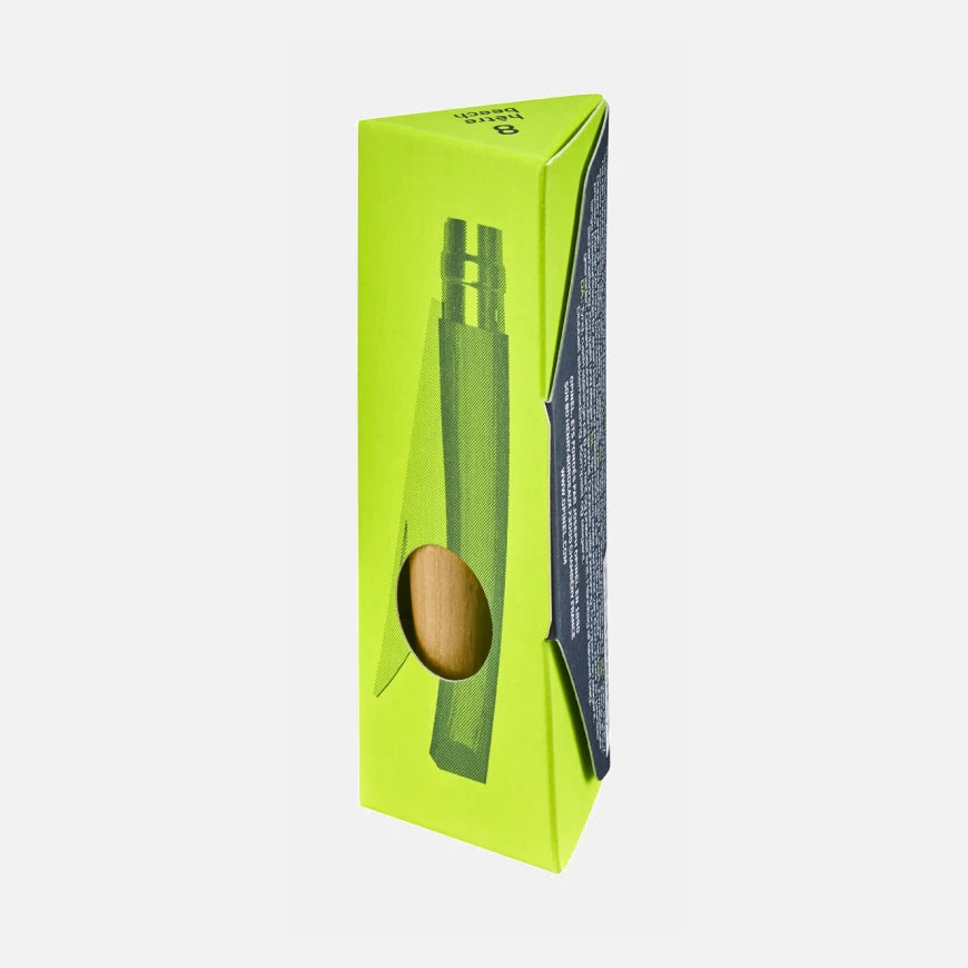 Opinel No.08 Beech Effilé - New version Stainless Steel Pocket Knive 002558