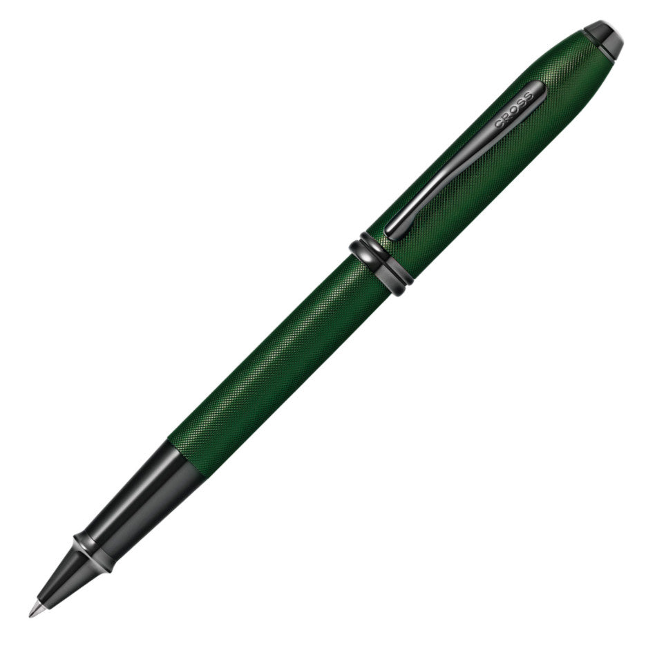 Cross Townsend Matte Green PVD Micro-knurl Rollerball Pen AT0045-63