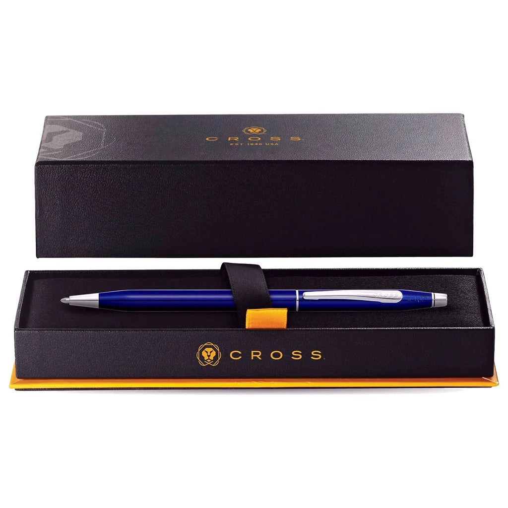 Cross Classic Century Translucent Blue Lacquer Ballpoint Pen AT0082-112