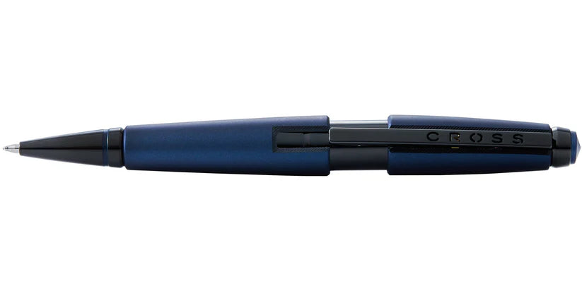 Cross Edge Matte Blue Lacquer Gel Rollerball Pen AT0555-12