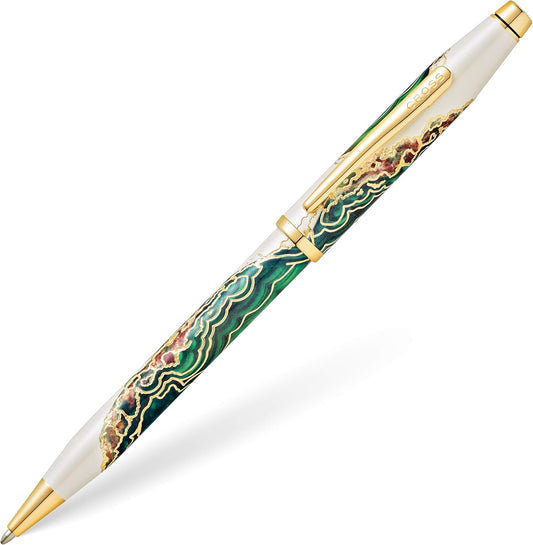 Cross Wanderlust Borneo Refillable Ballpoint Pen, Ballpoint Gold-Plated Appoinments AT0752-2