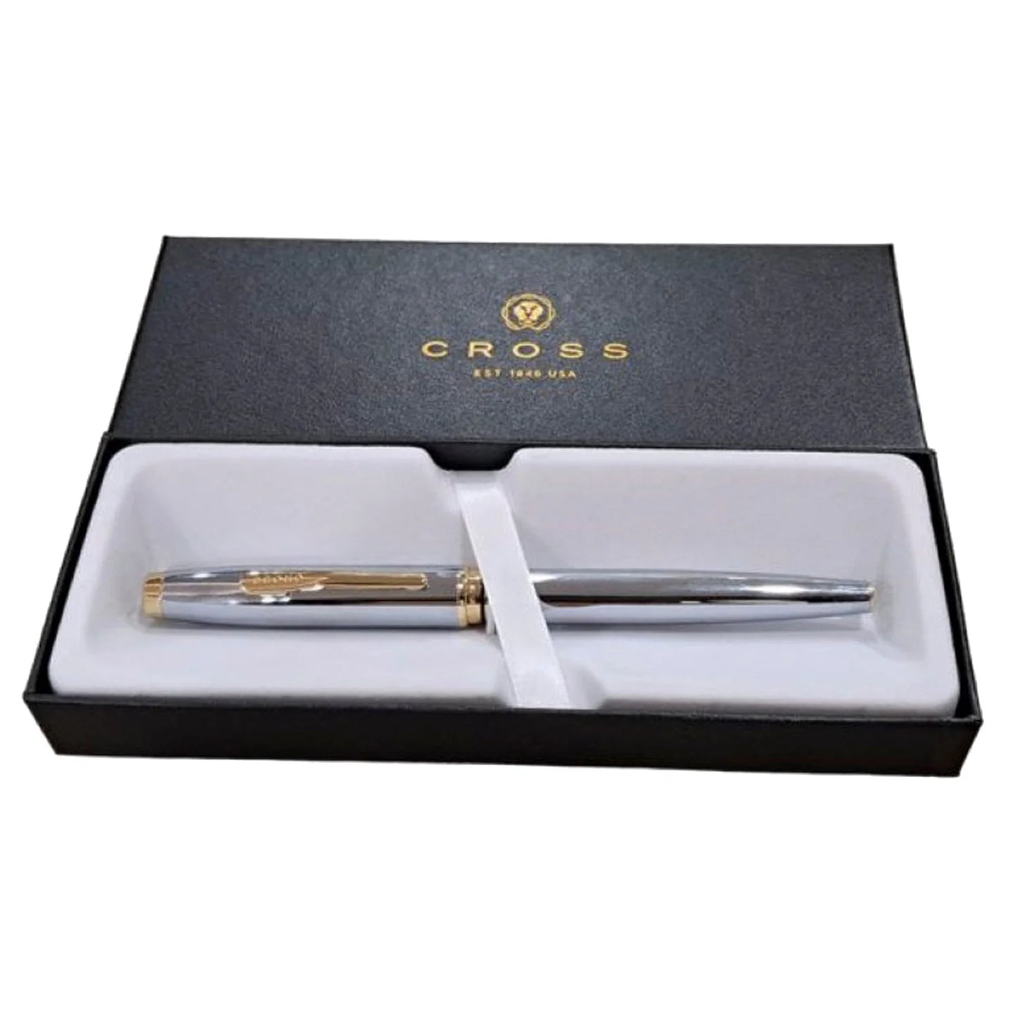 Cross Coventry Polished Chrome with Gold-Tone Rollerball Pen AT0665-2