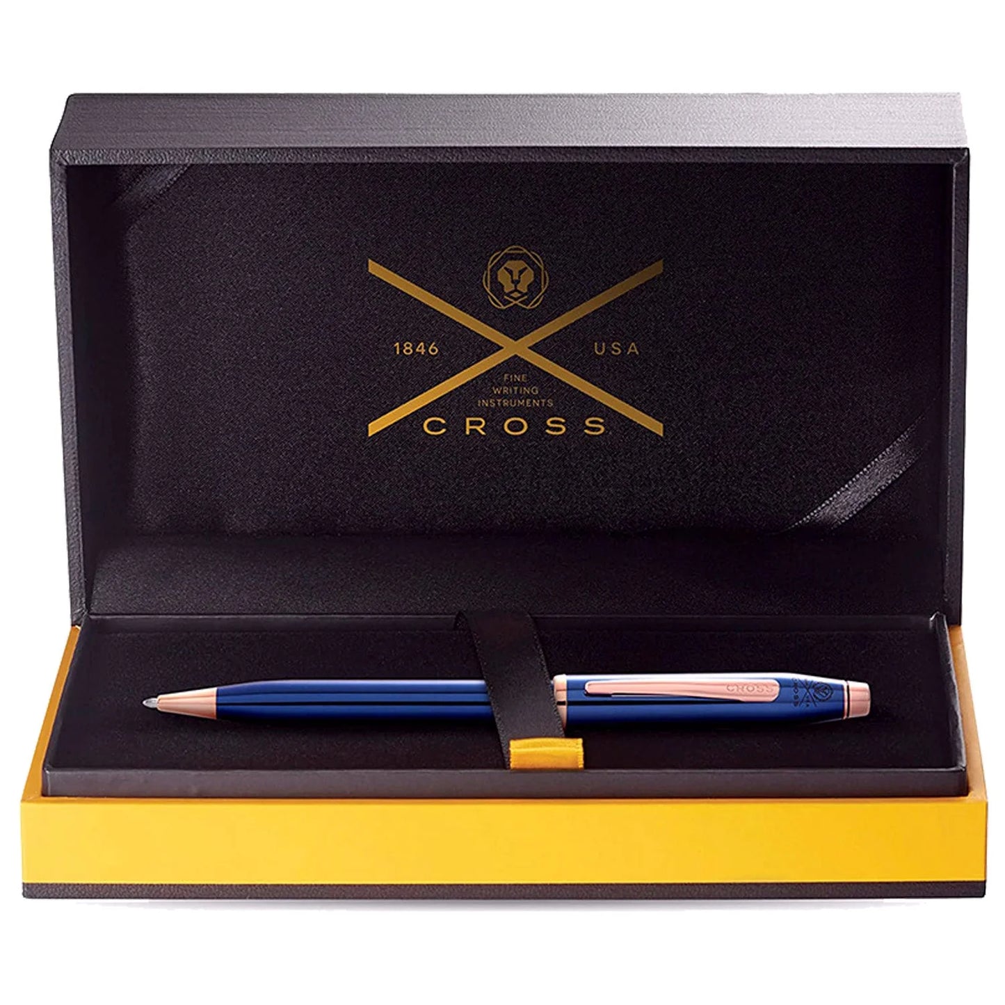 Cross Century II Translucent Lacquer Ballpoint Pen Cobalt Blue AT0082WG-138