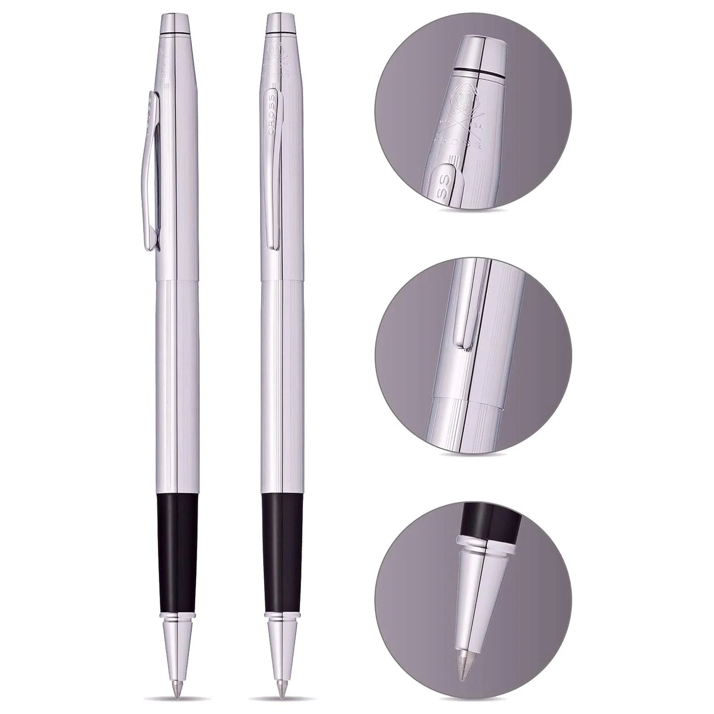 Cross Classic Century Chrome Rollerball Pen AT0085-108