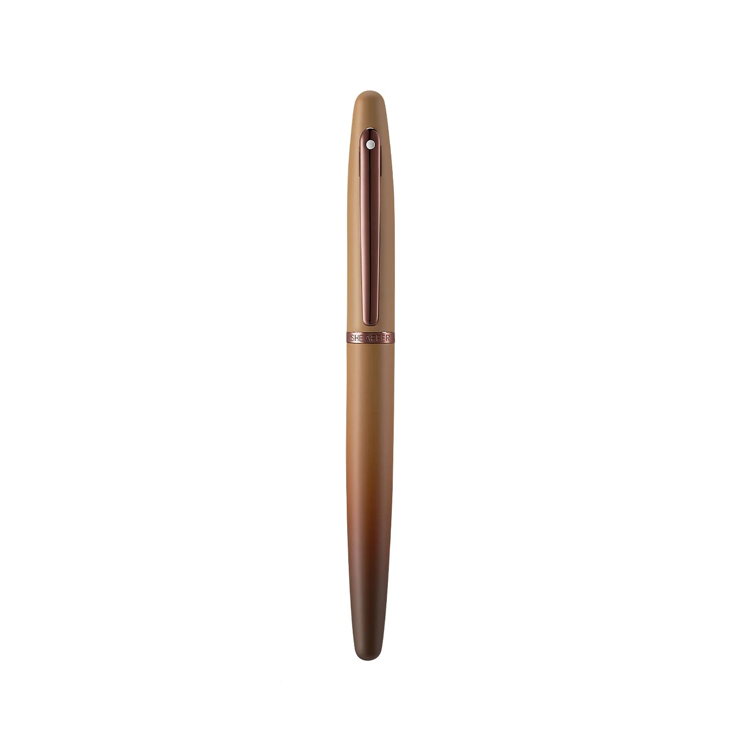 Sheaffer VFM 9428 Coffee Edition Matt Brown Fountain Pen with Regal Brown PVD Trims, Fine E0942843