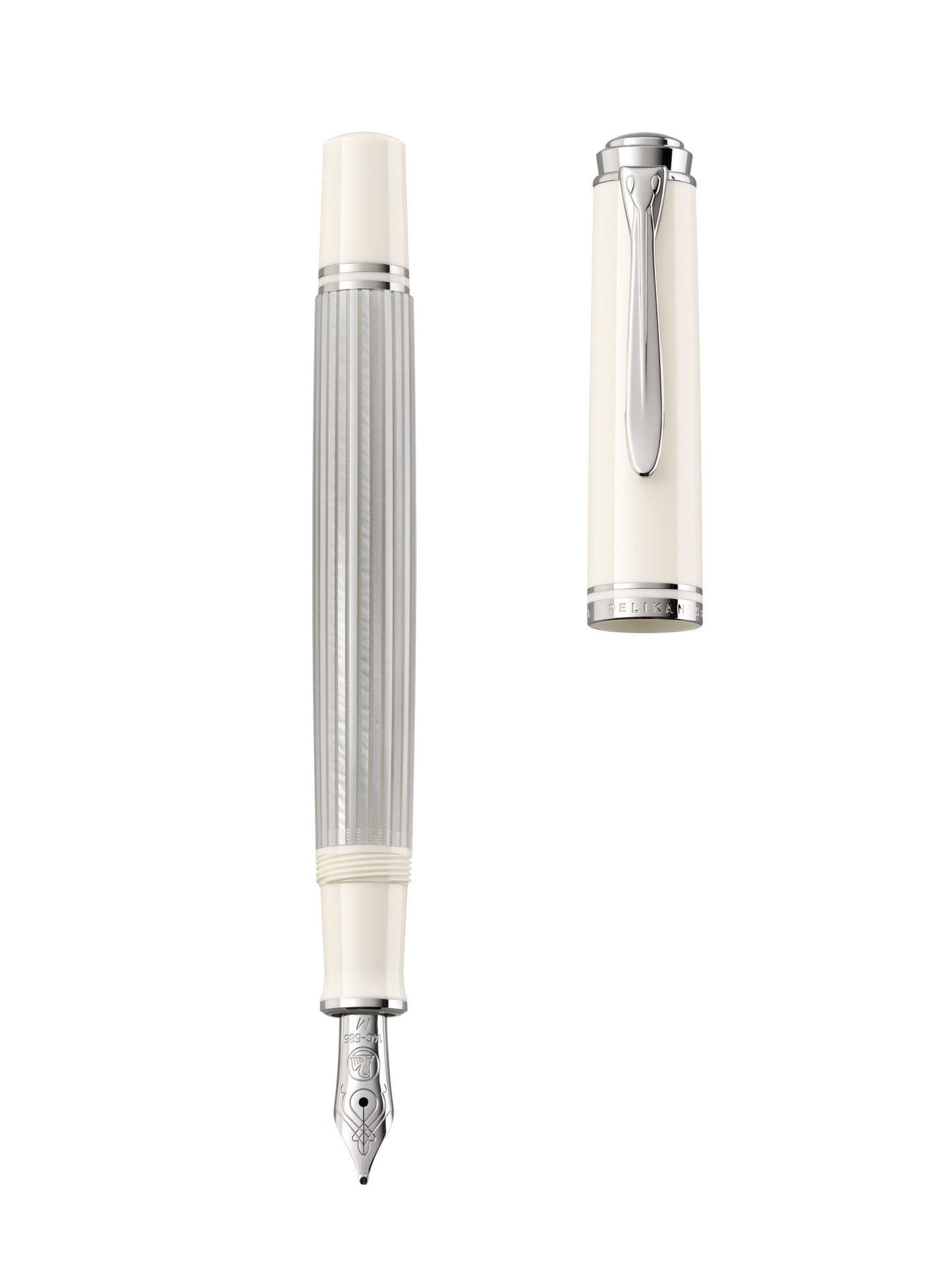 Pelikan M 405 Fountain Pen Souverän 405 Silver-White EF 815505