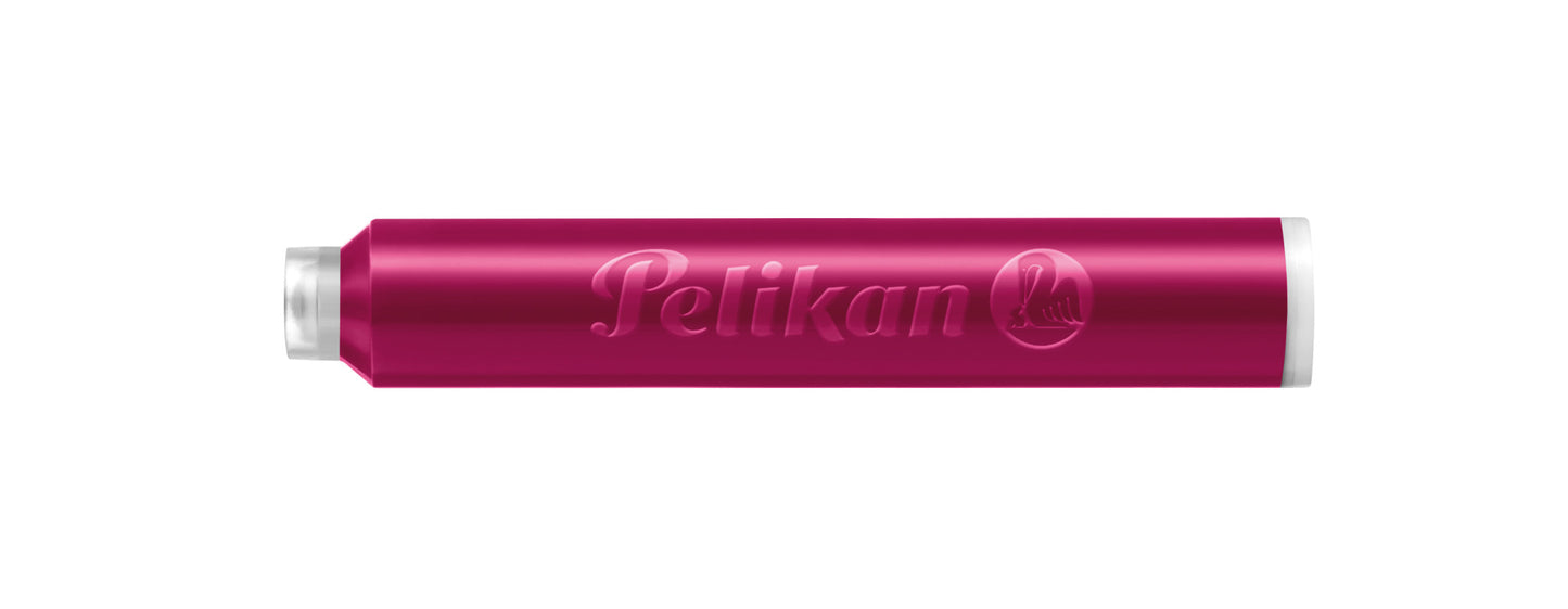 Pelikan Ink Cartridges 6 small ink Cartridges Pink 321075