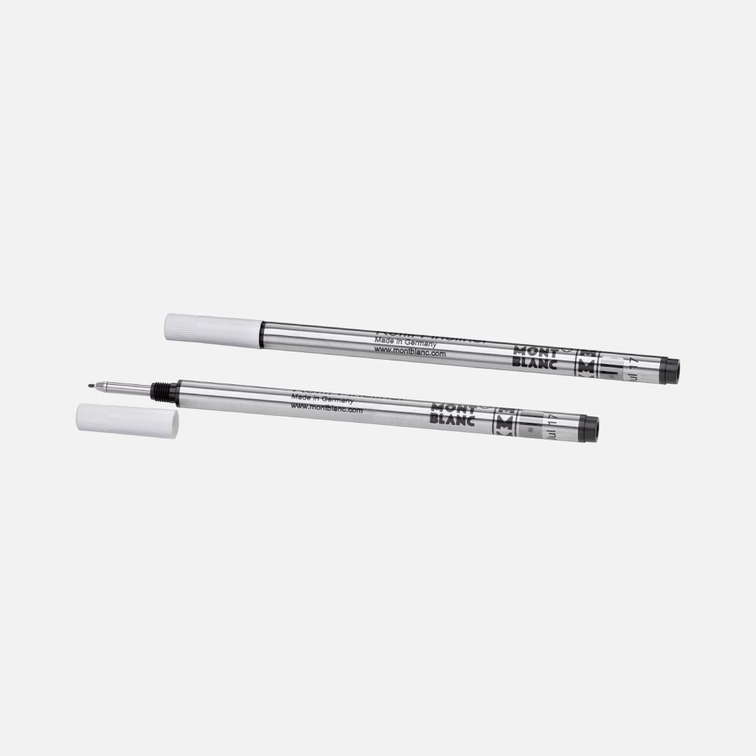 Montblanc 2 Fineliner Refills, Mystery Black - Medium 128246