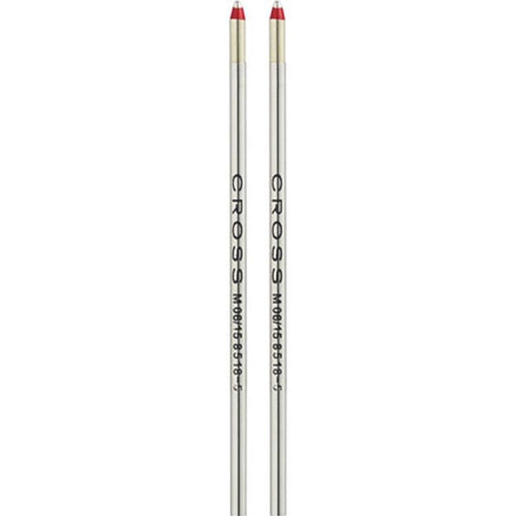 Cross Mini Ballpoint Pen Refill - Red - Medium - Dual Pack 8518-5