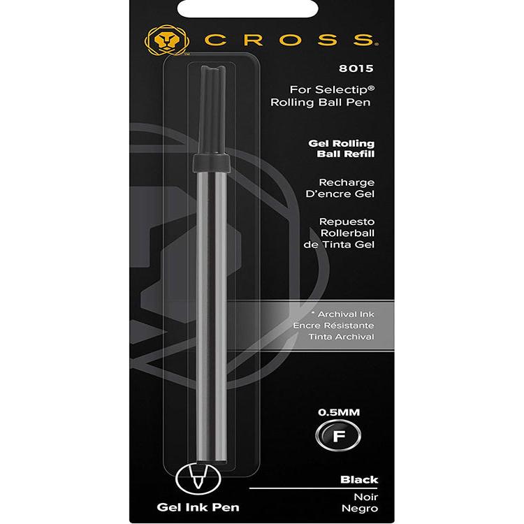 Cross Fine Black Gel Rollerball Refill (0.5MM) 8015