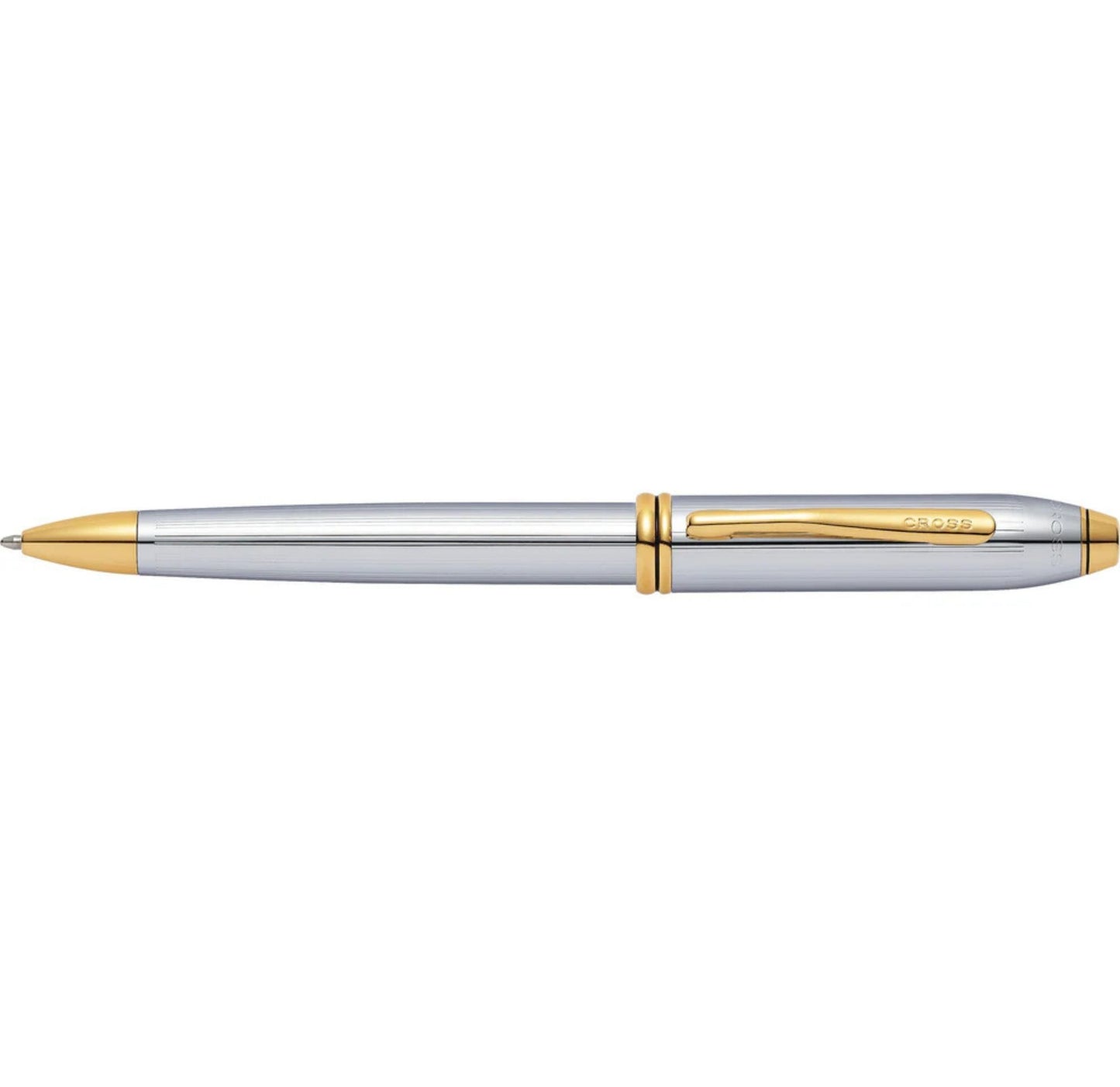 Cross Townsend Medalist Chrome and Gold Ballpoint Pen 502TW
