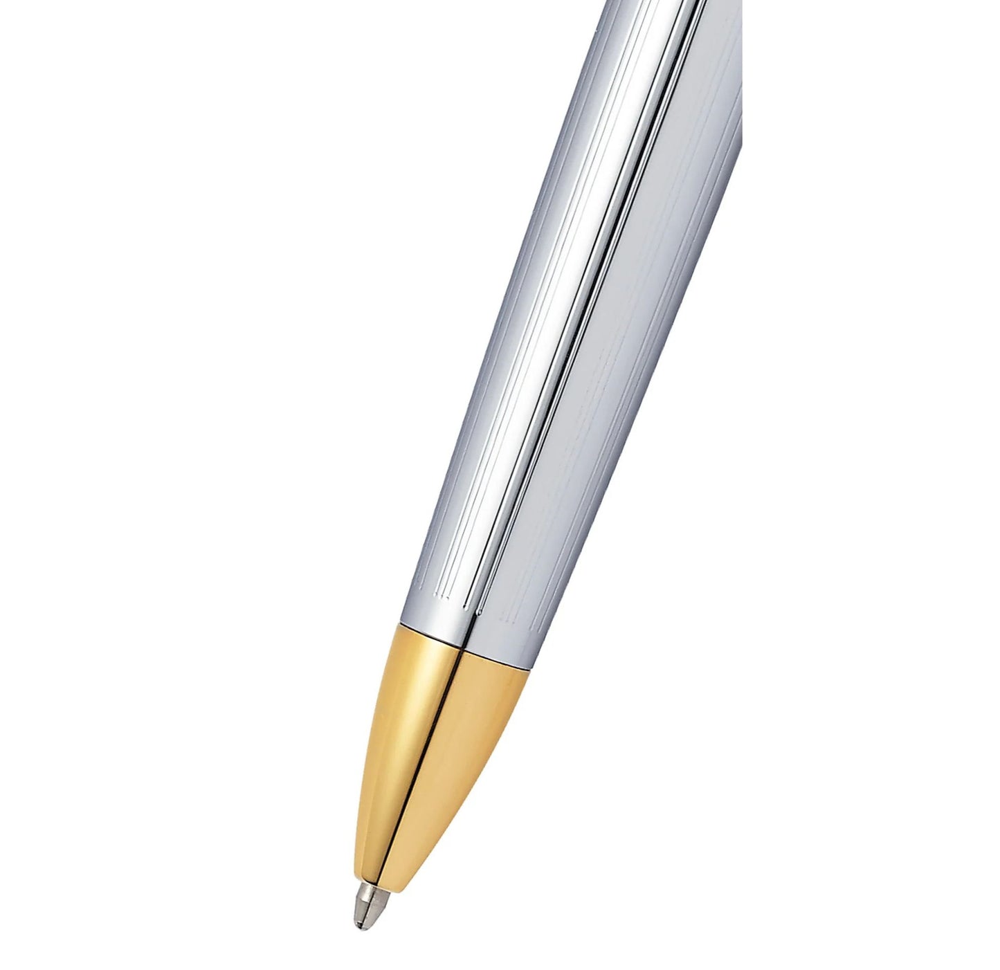 Cross Townsend Medalist Chrome and Gold Ballpoint Pen 502TW